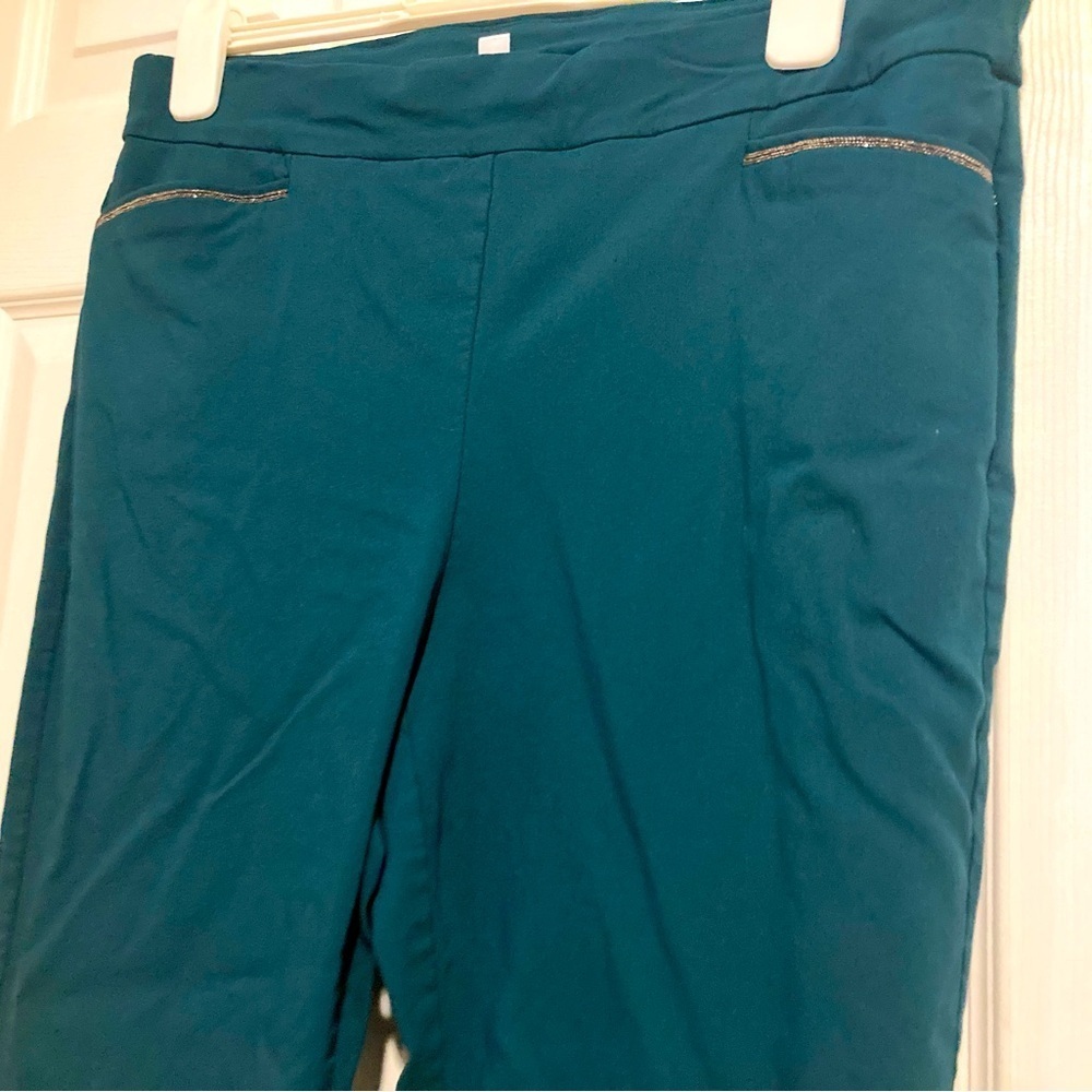 Chico’s Women’s Slacks Pants w/ Sequins Trim Sz. 16R - Picture 7 of 8